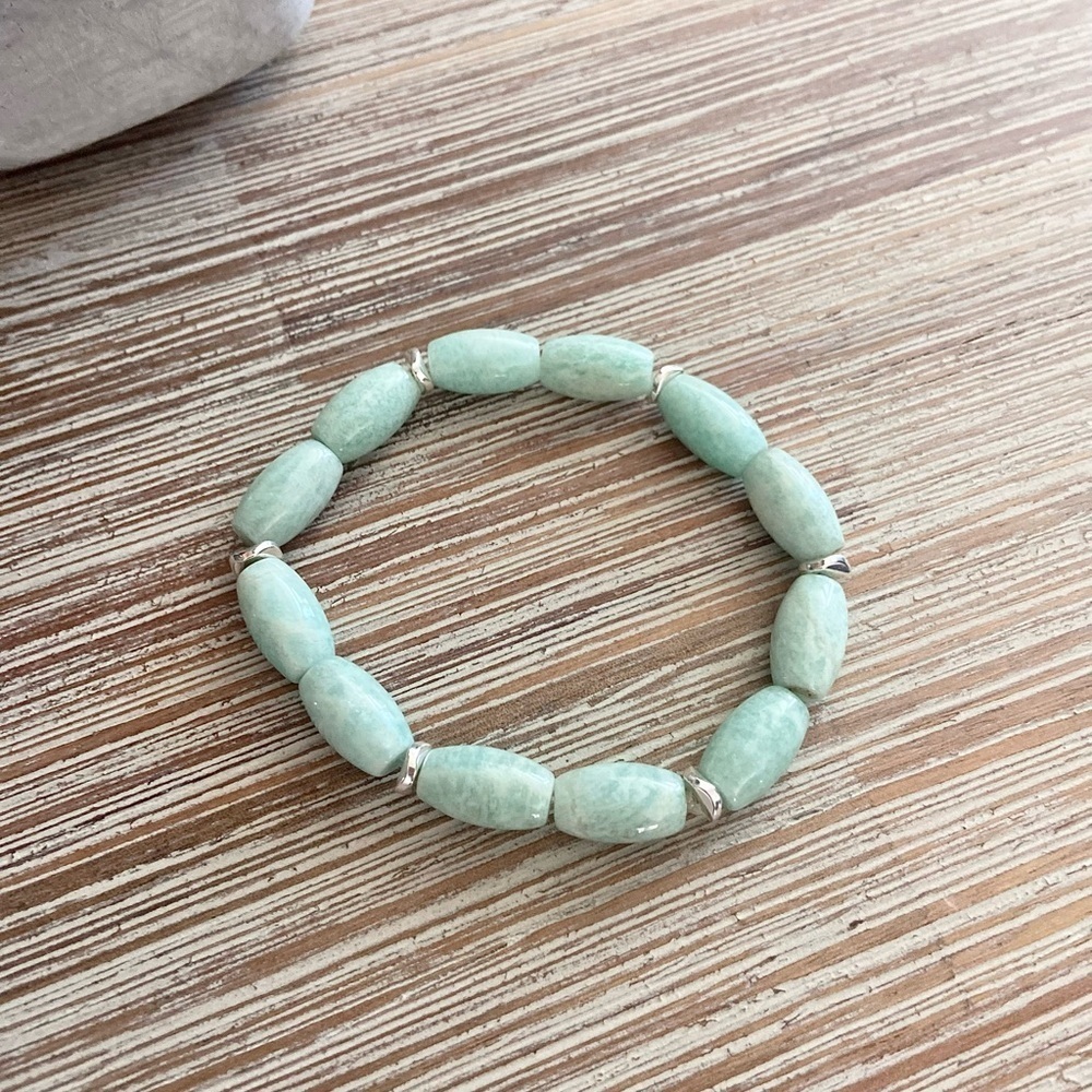 Calming Amazonite Bead Bracelet